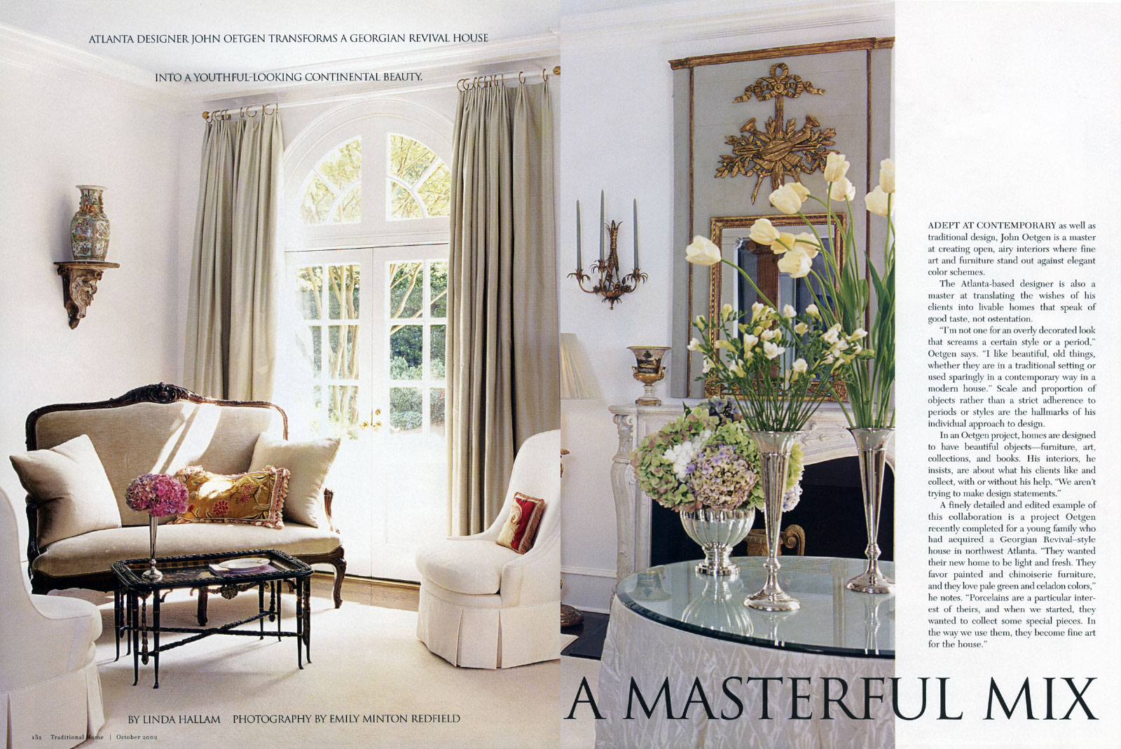 John Oetgen Traditional Home 2002 10 01